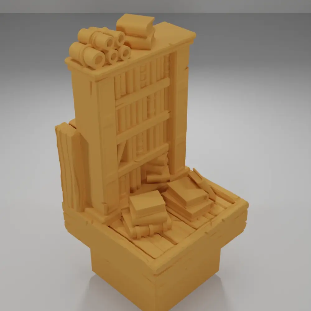 Overflowing Library - Medieval Town Part 2 - Dungeon Blocks