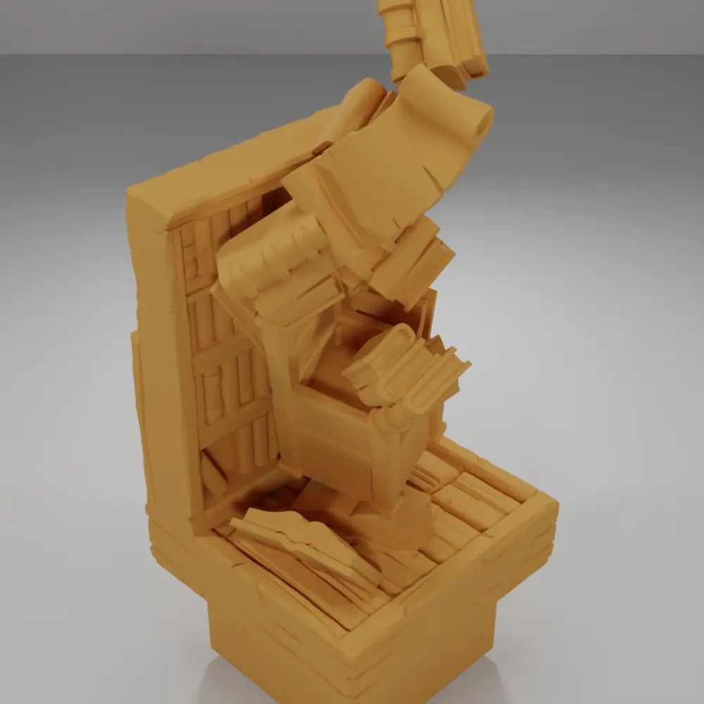 Flying Books Library - Medieval Town Part 2 - Dungeon Blocks