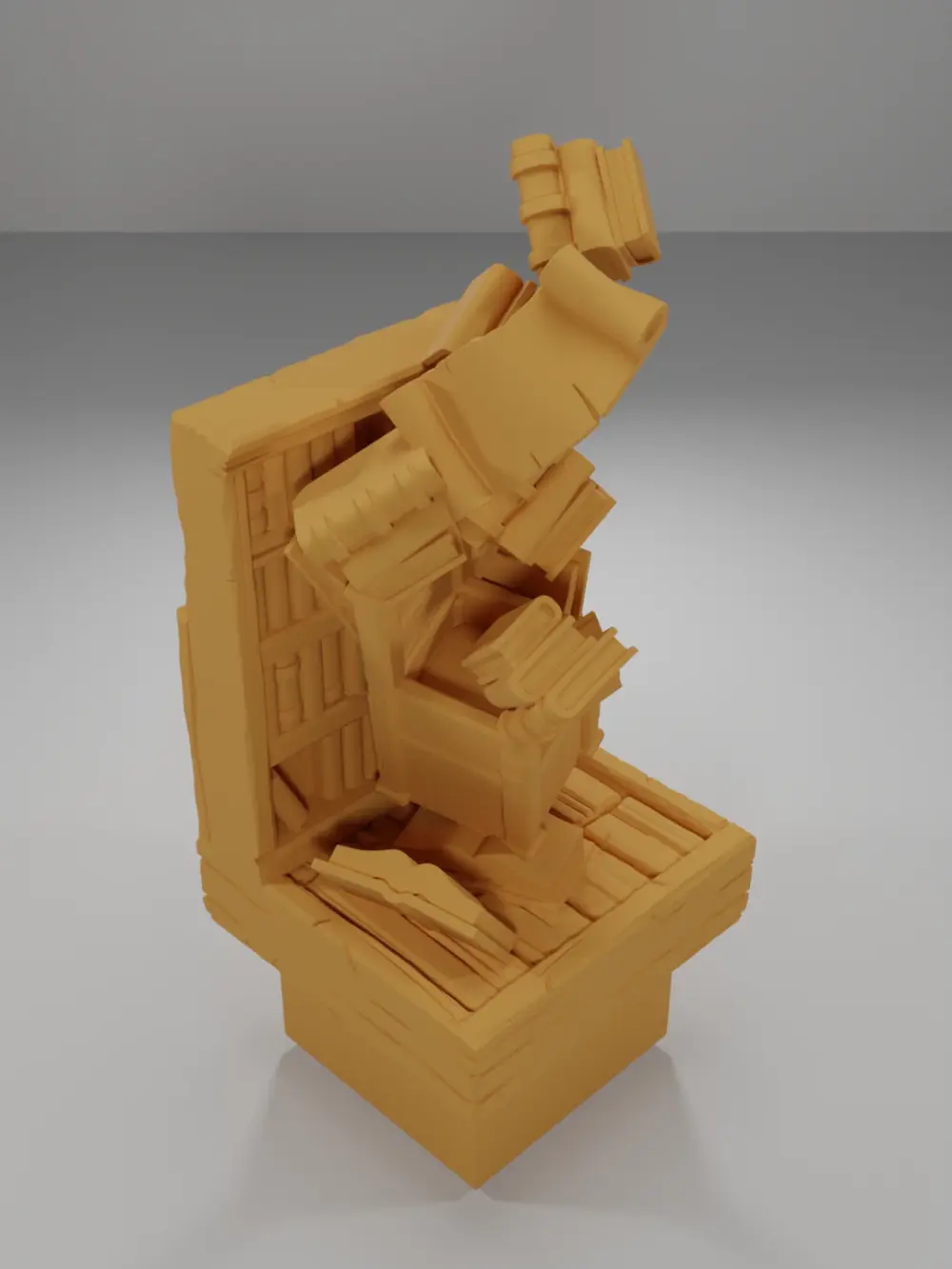 Flying Books Library - Medieval Town Part 2 - Dungeon Blocks