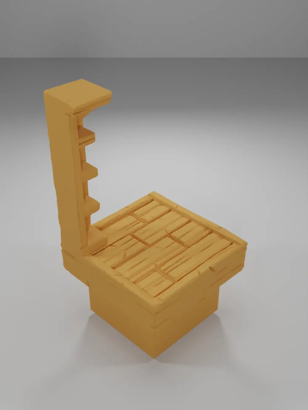 Empty Library Corner - Medieval Town Part 2 - Dungeon Blocks
