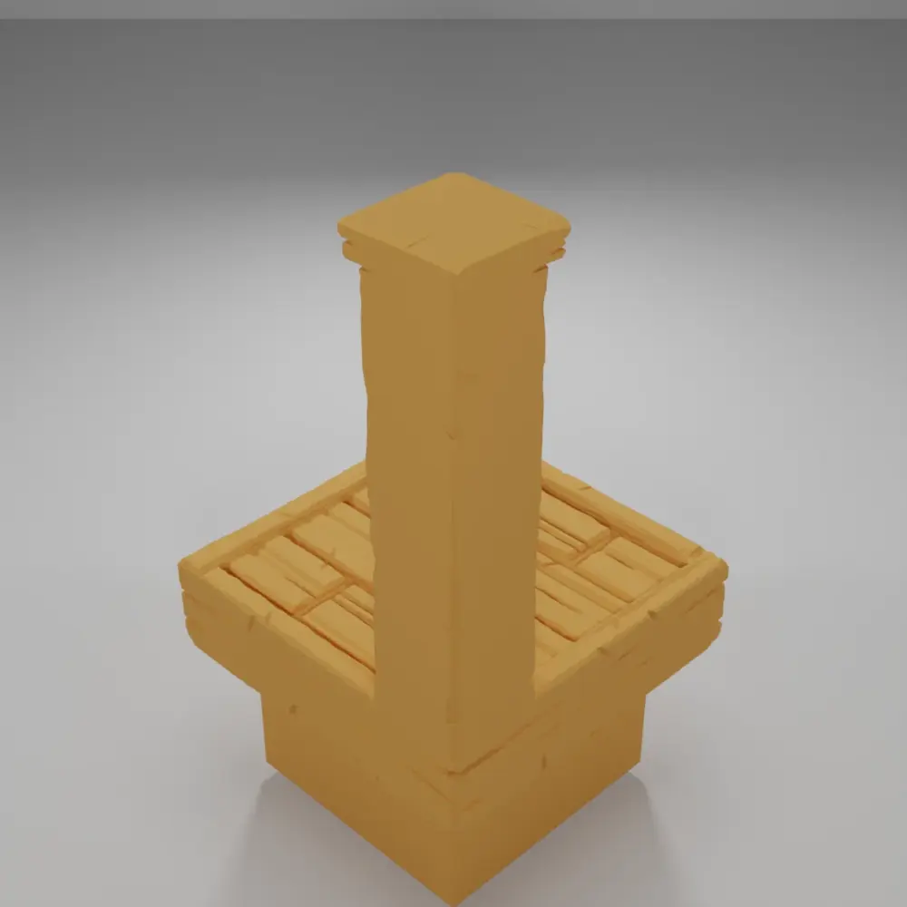 Empty Library Corner - Medieval Town Part 2 - Dungeon Blocks