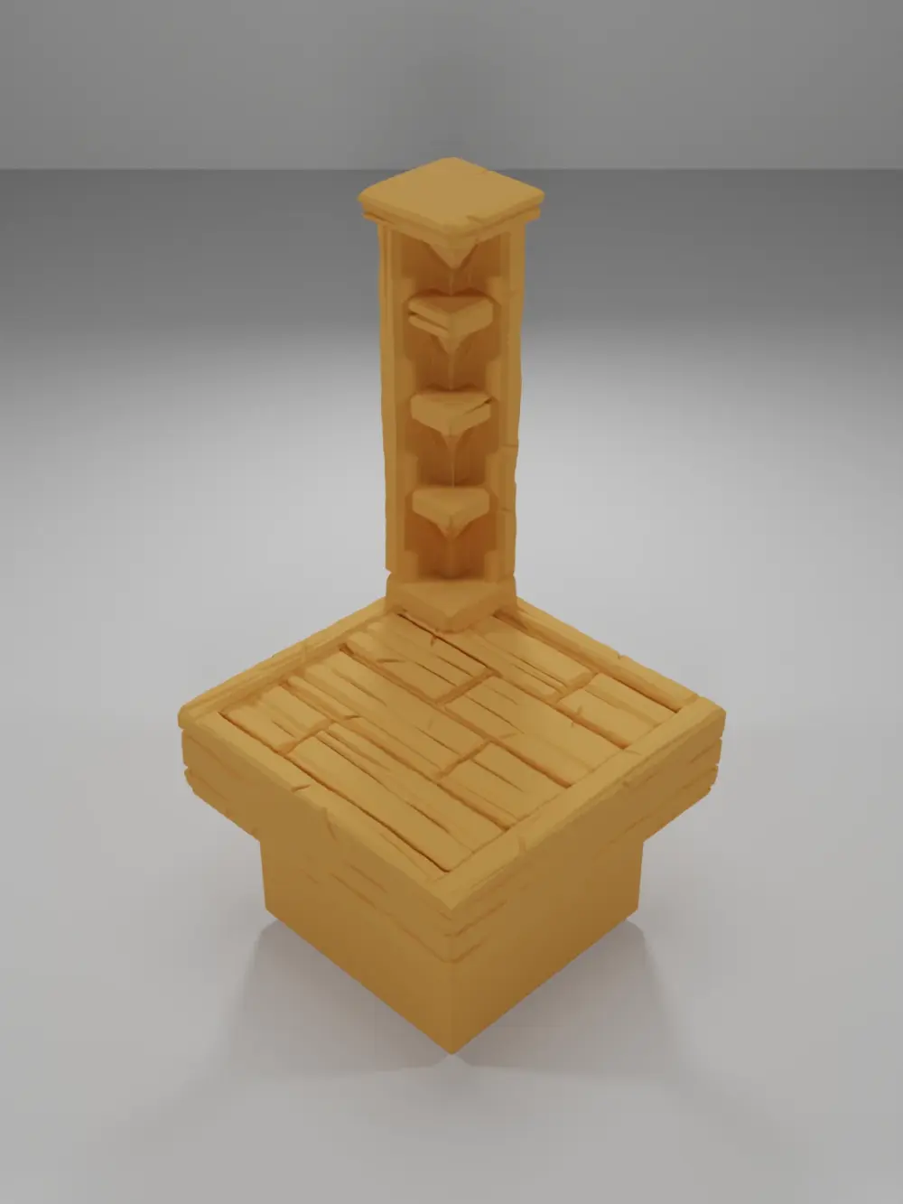 Empty Library Corner - Medieval Town Part 2 - Dungeon Blocks