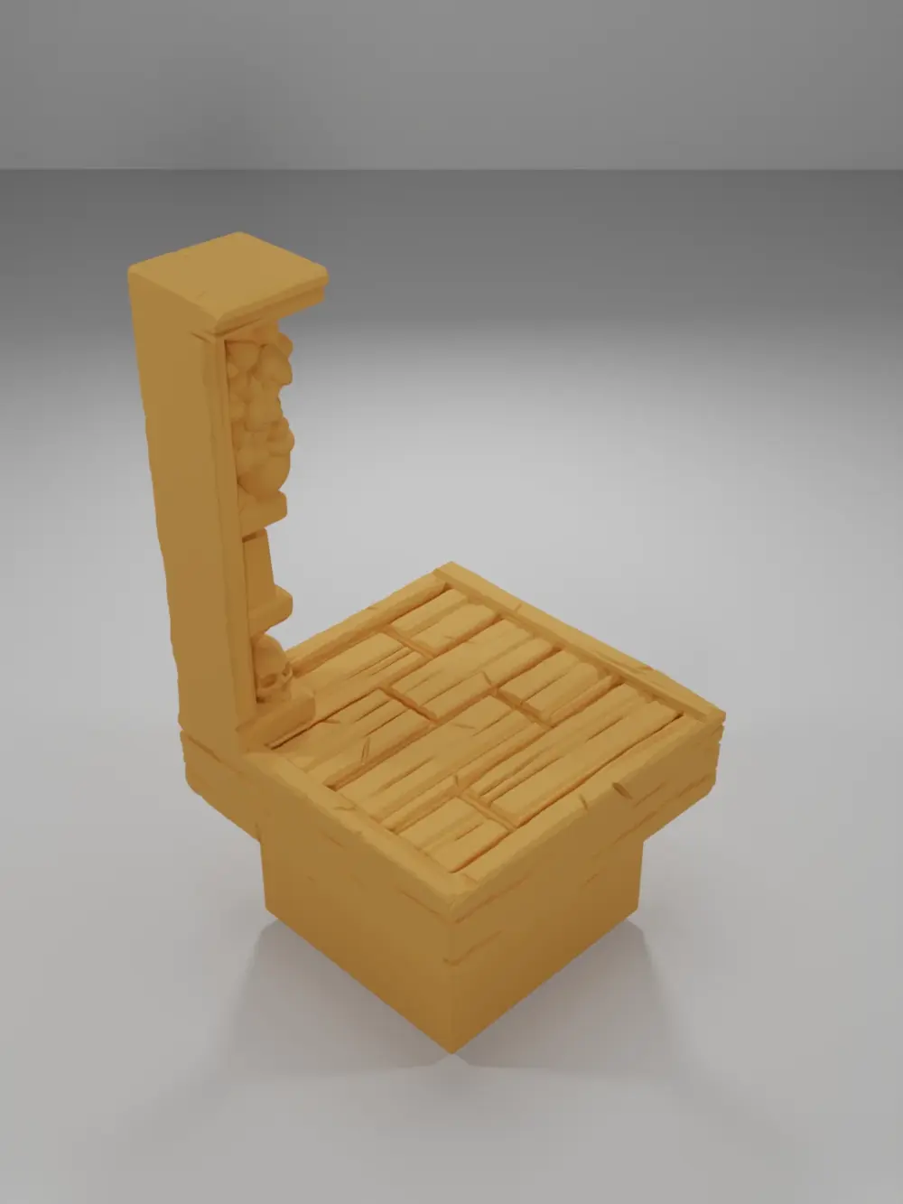 Decorative Library Corner - Medieval Town Part 2 - Dungeon Blocks
