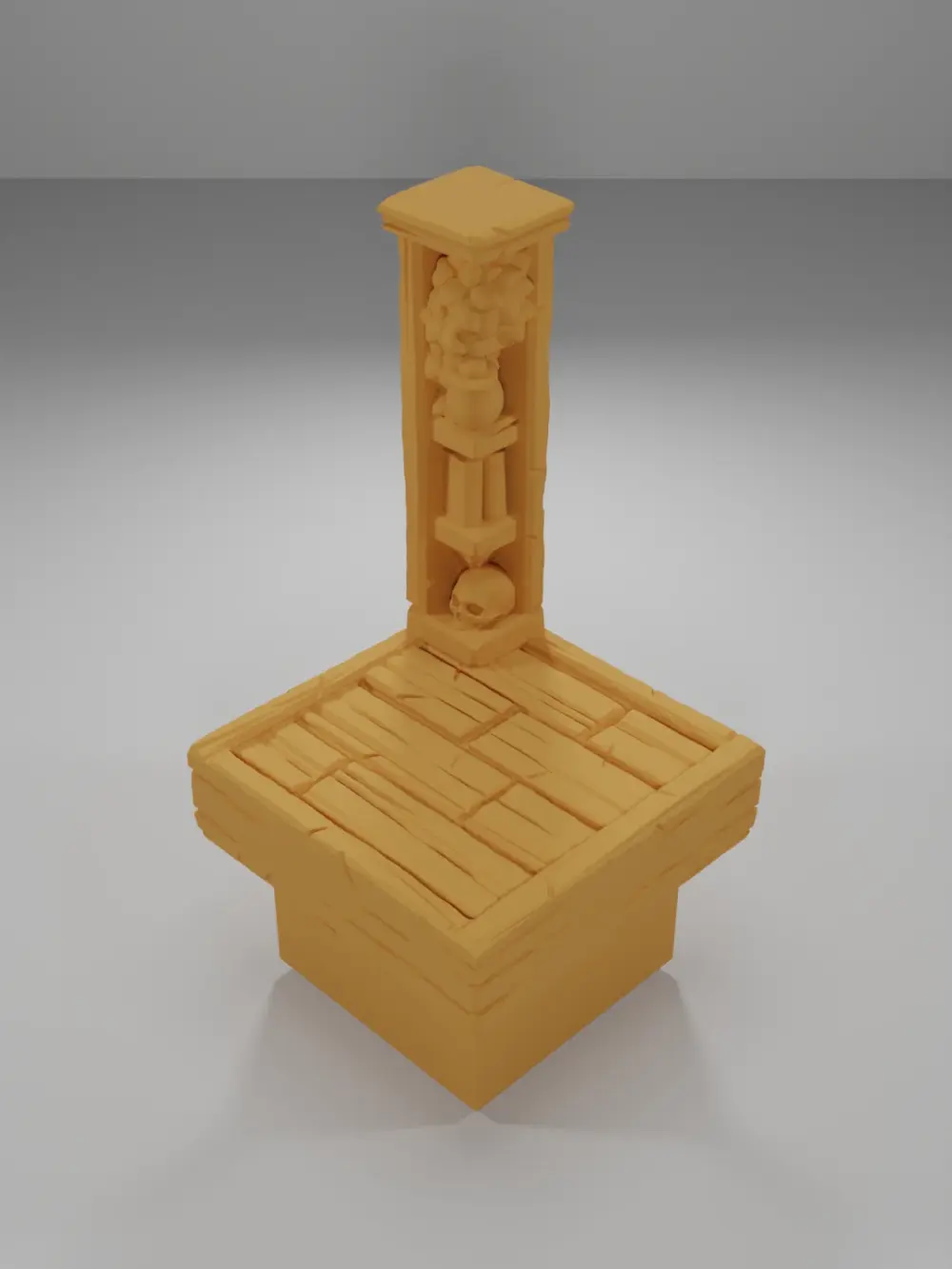Decorative Library Corner - Medieval Town Part 2 - Dungeon Blocks