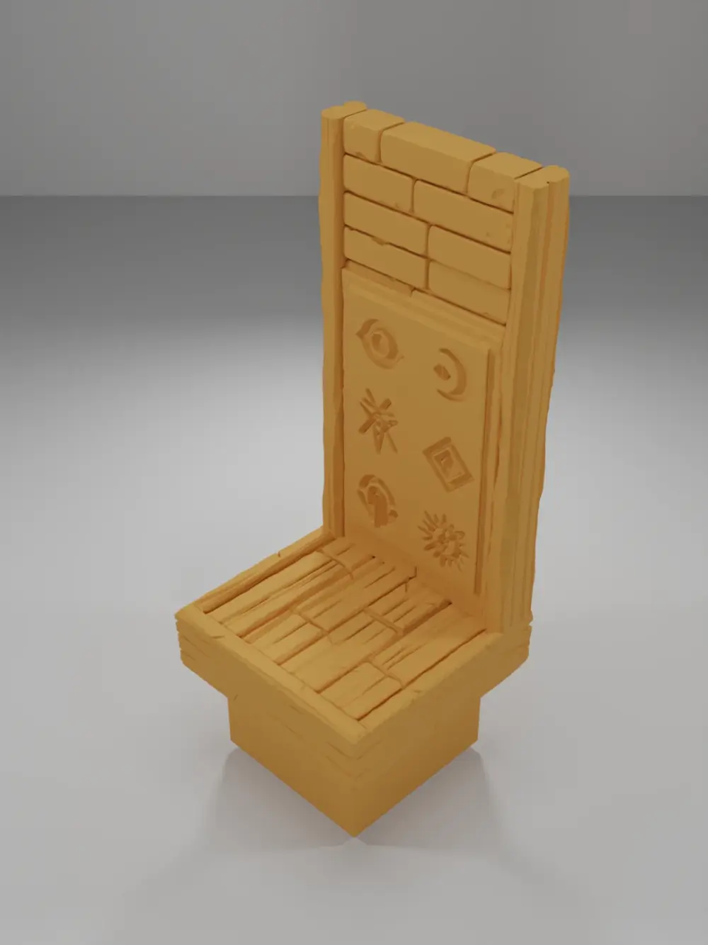 Magic Symbols Wall - Medieval Town Part 2 - Dungeon Blocks