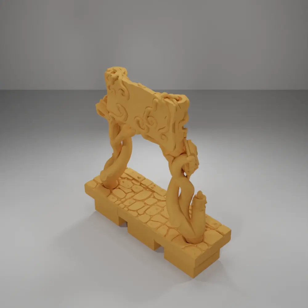 Library Sign - Medieval Town Part 2 - Dungeon Blocks