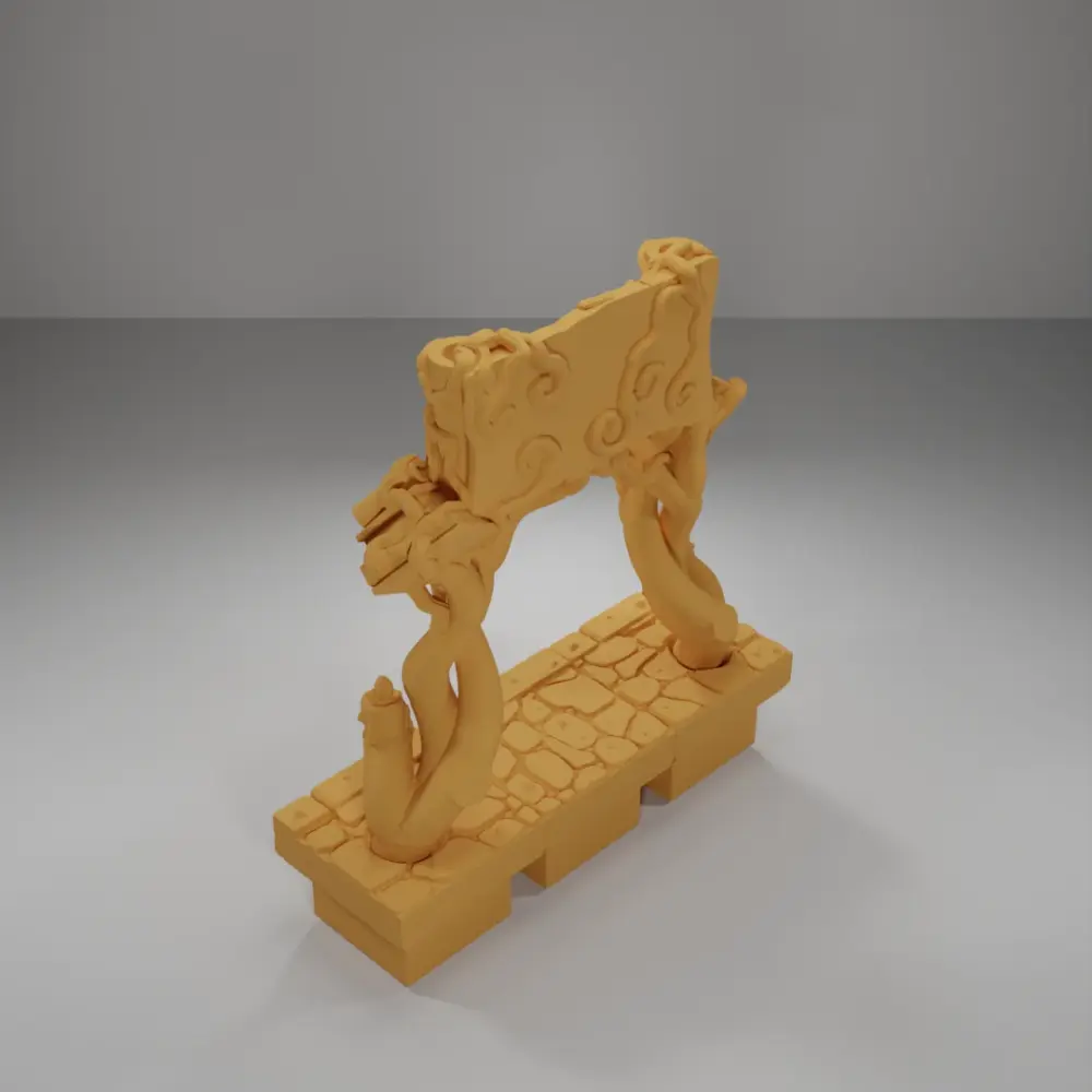 Library Sign - Medieval Town Part 2 - Dungeon Blocks