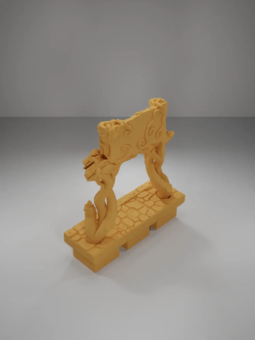 Library Sign - Medieval Town Part 2 - Dungeon Blocks