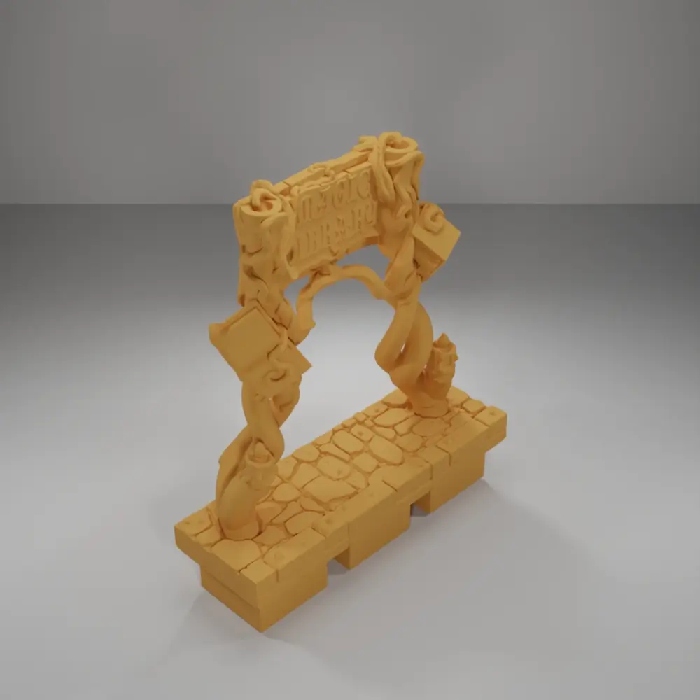 Library Sign - Medieval Town Part 2 - Dungeon Blocks