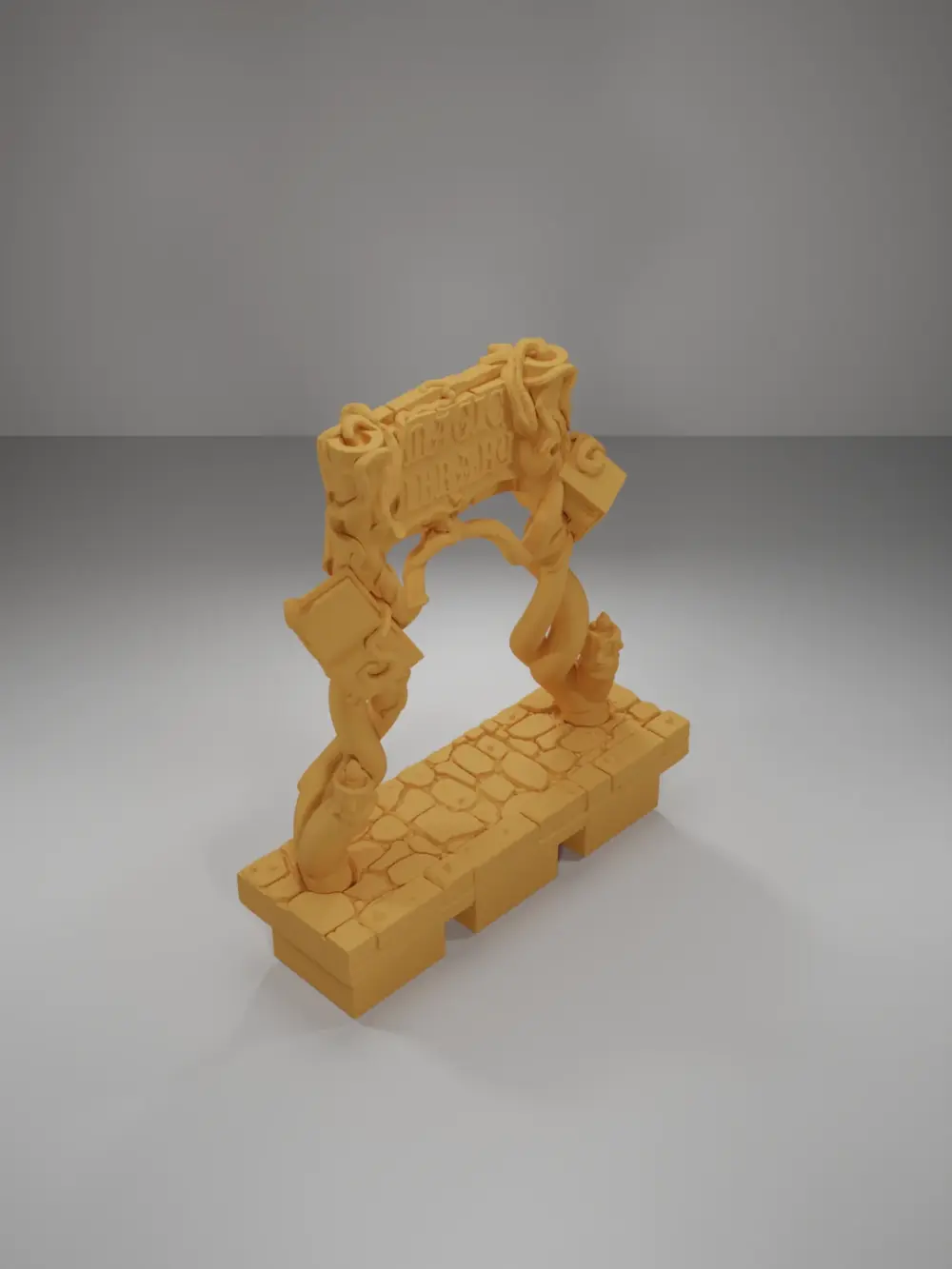 Library Sign - Medieval Town Part 2 - Dungeon Blocks