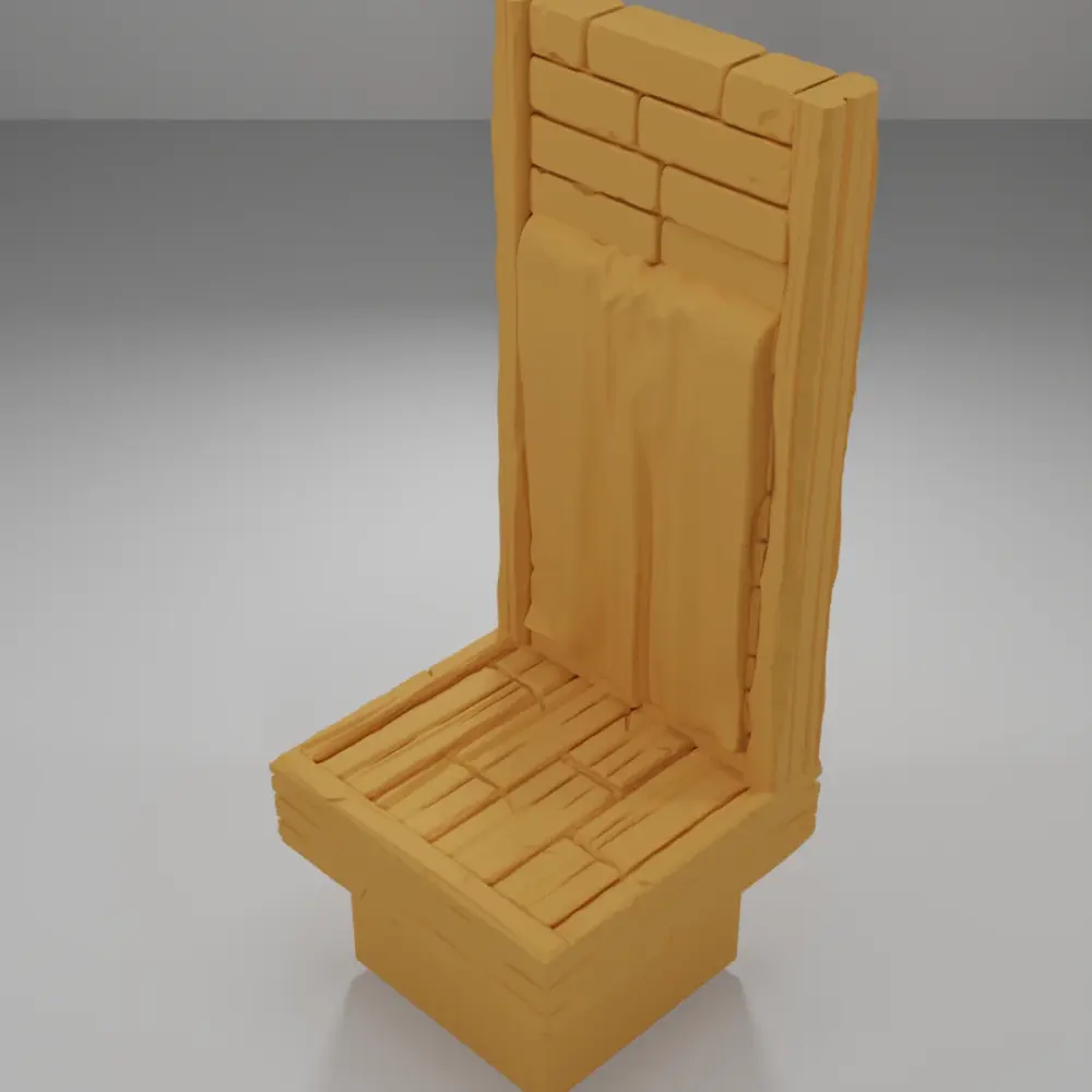 Tall Wall Flag - Medieval Town Part 2 - Dungeon Blocks