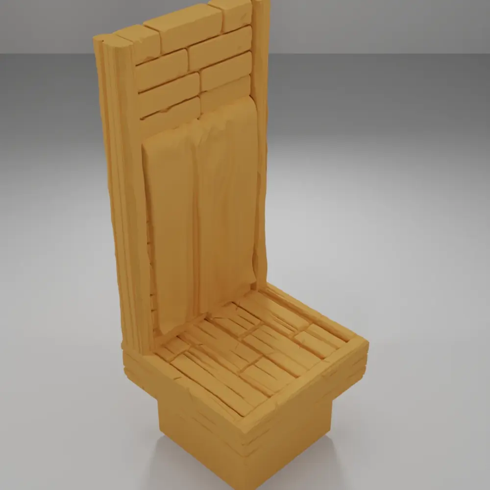 Tall Wall Flag - Medieval Town Part 2 - Dungeon Blocks