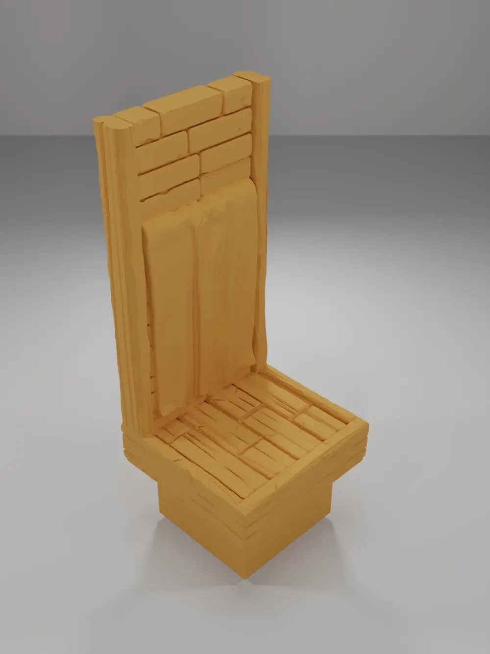 Tall Wall Flag - Medieval Town Part 2 - Dungeon Blocks
