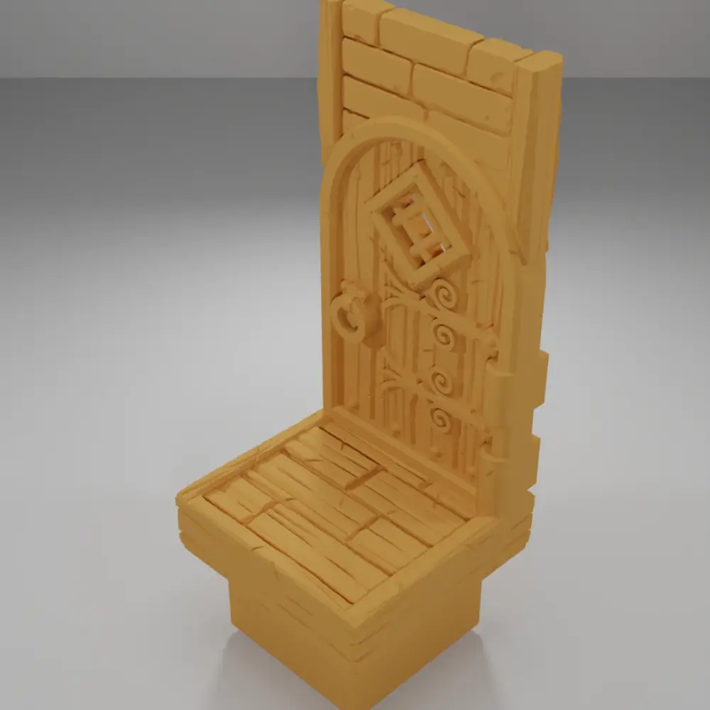 Tall Door - Medieval Town Part 2 - Dungeon Blocks