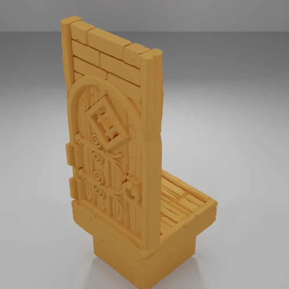Tall Door - Medieval Town Part 2 - Dungeon Blocks
