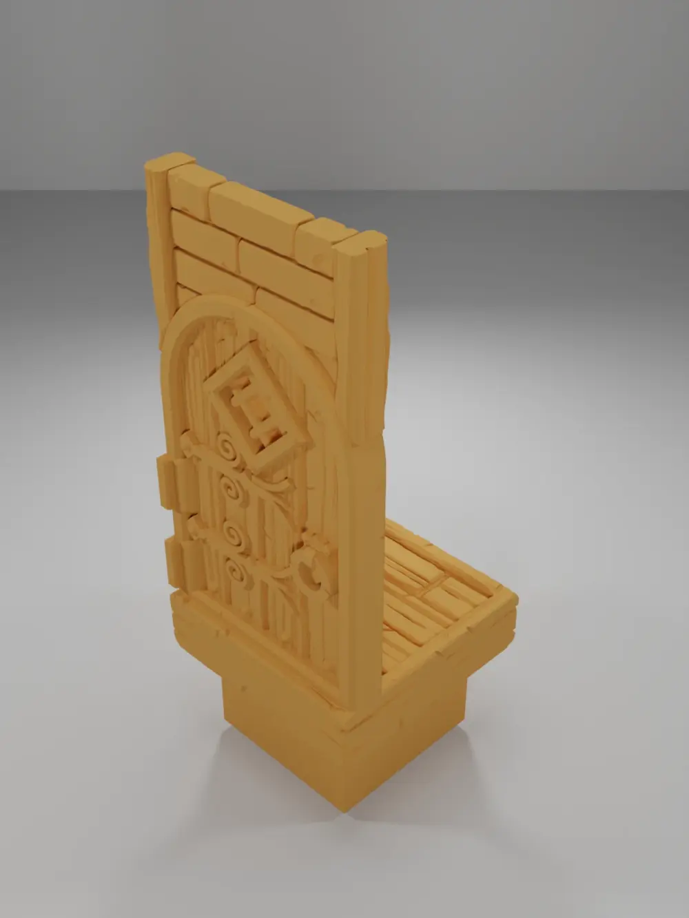 Tall Door - Medieval Town Part 2 - Dungeon Blocks