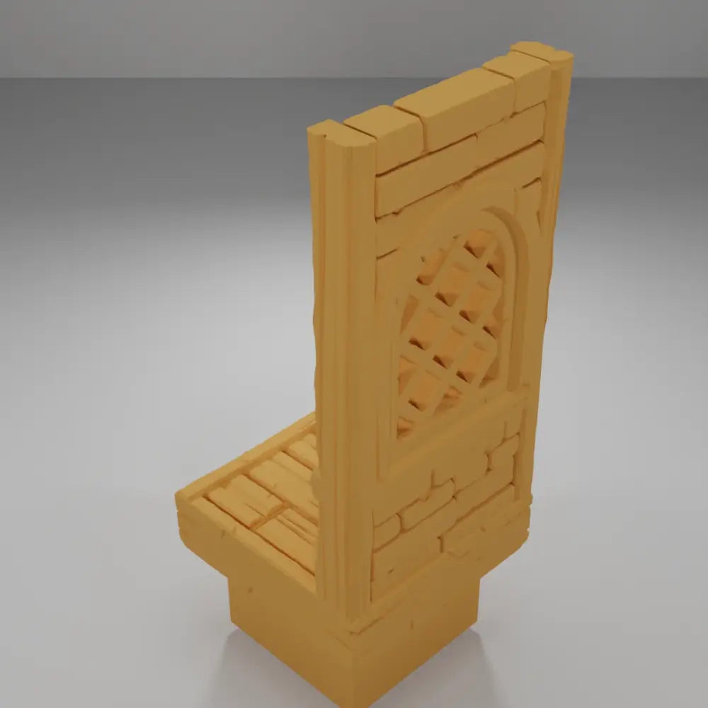 Tall Holed Window - Medieval Town Part 2 - Dungeon Blocks