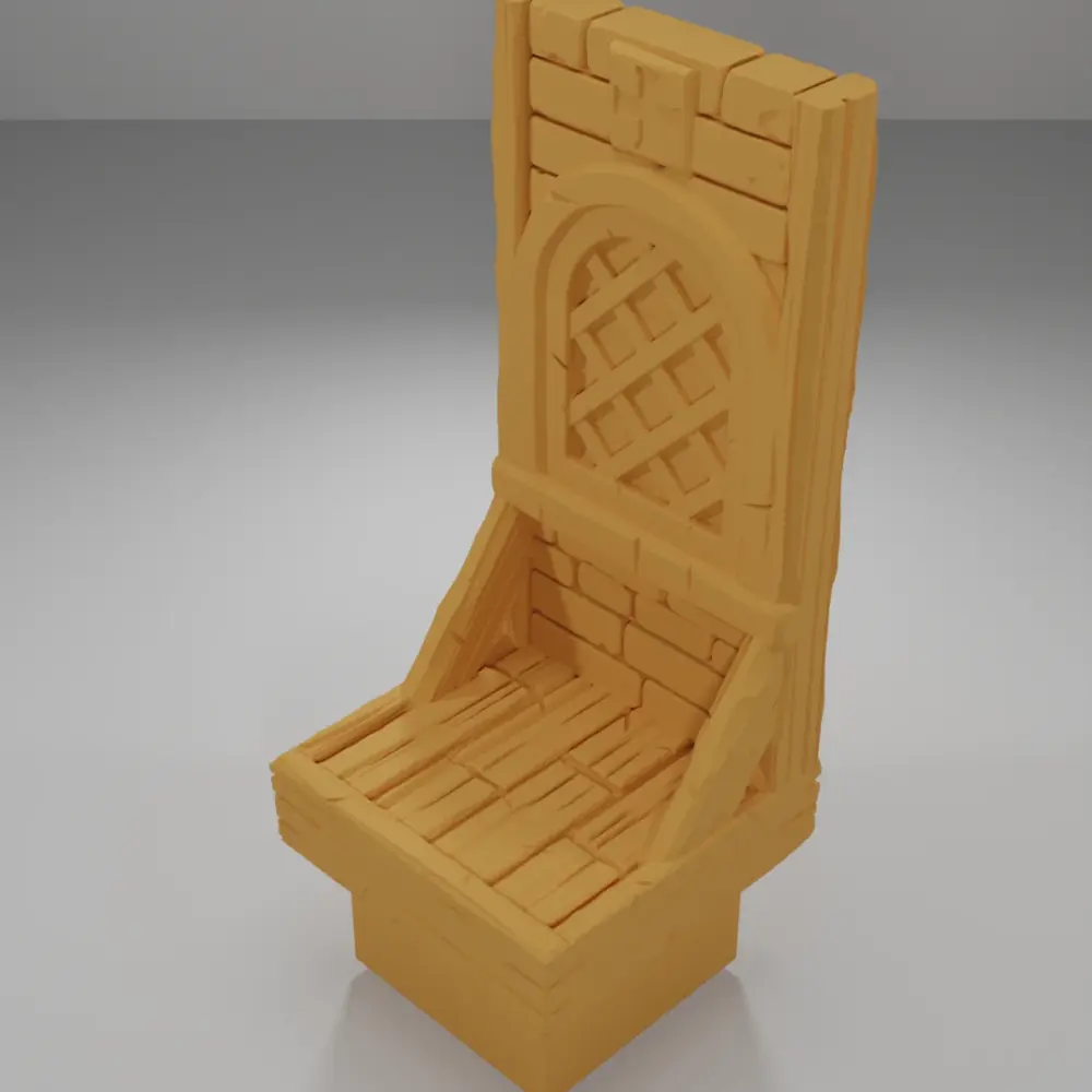 Tall Window Wooden Planks - Medieval Town Part 2 - Dungeon Blocks