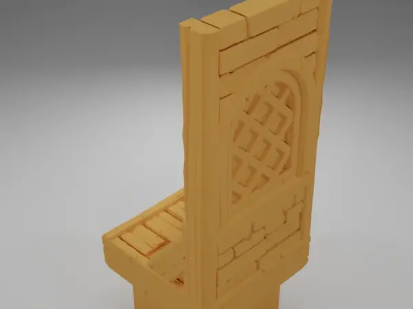 Tall Lit Chandelier - Medieval Town Part 2 - Dungeon Blocks