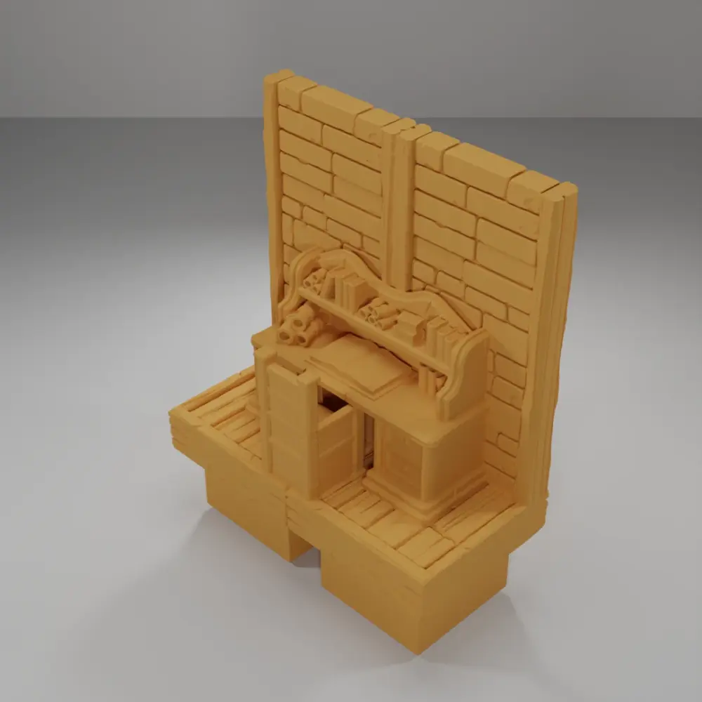 Tall Desk - Medieval Town Part 2 - Dungeon Blocks