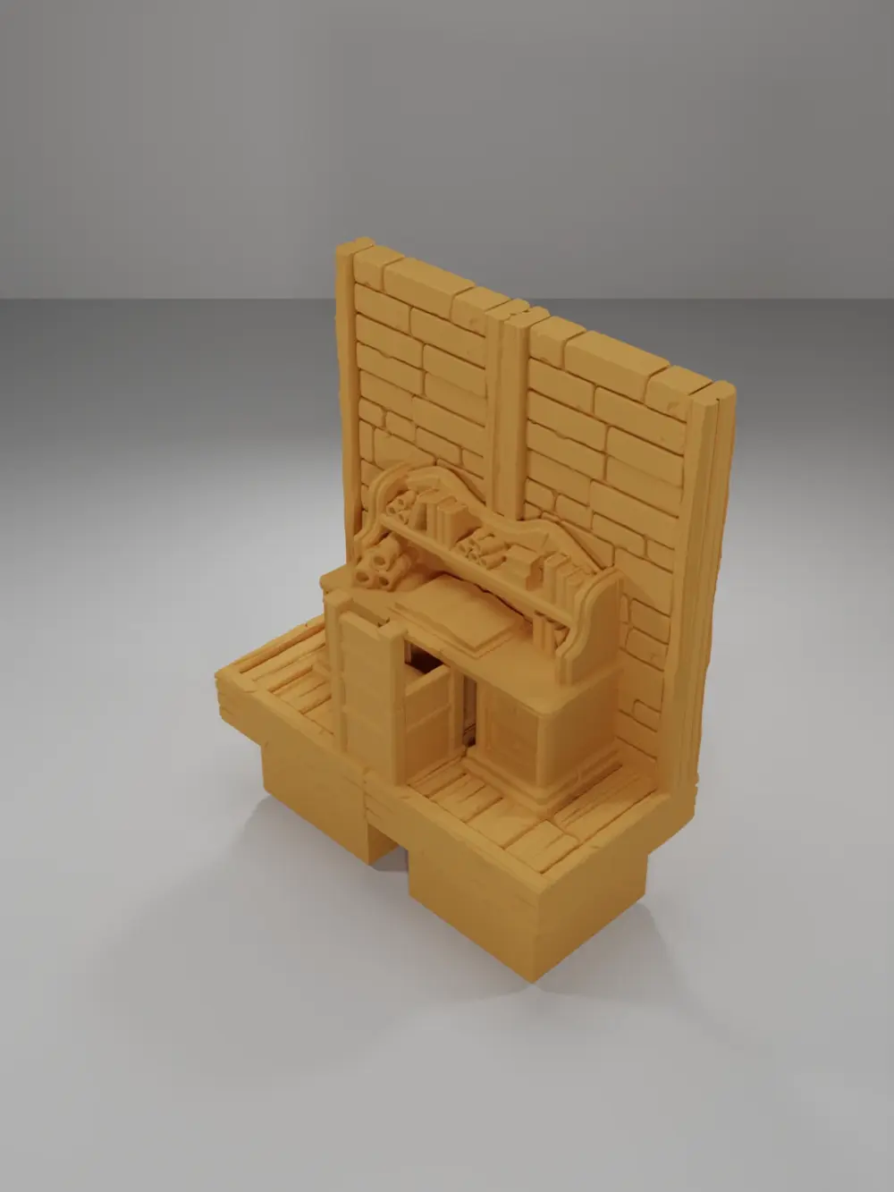 Tall Desk - Medieval Town Part 2 - Dungeon Blocks