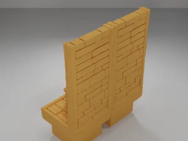 Tall Library Angle Vortex - Medieval Town Part 2 - Dungeon Blocks