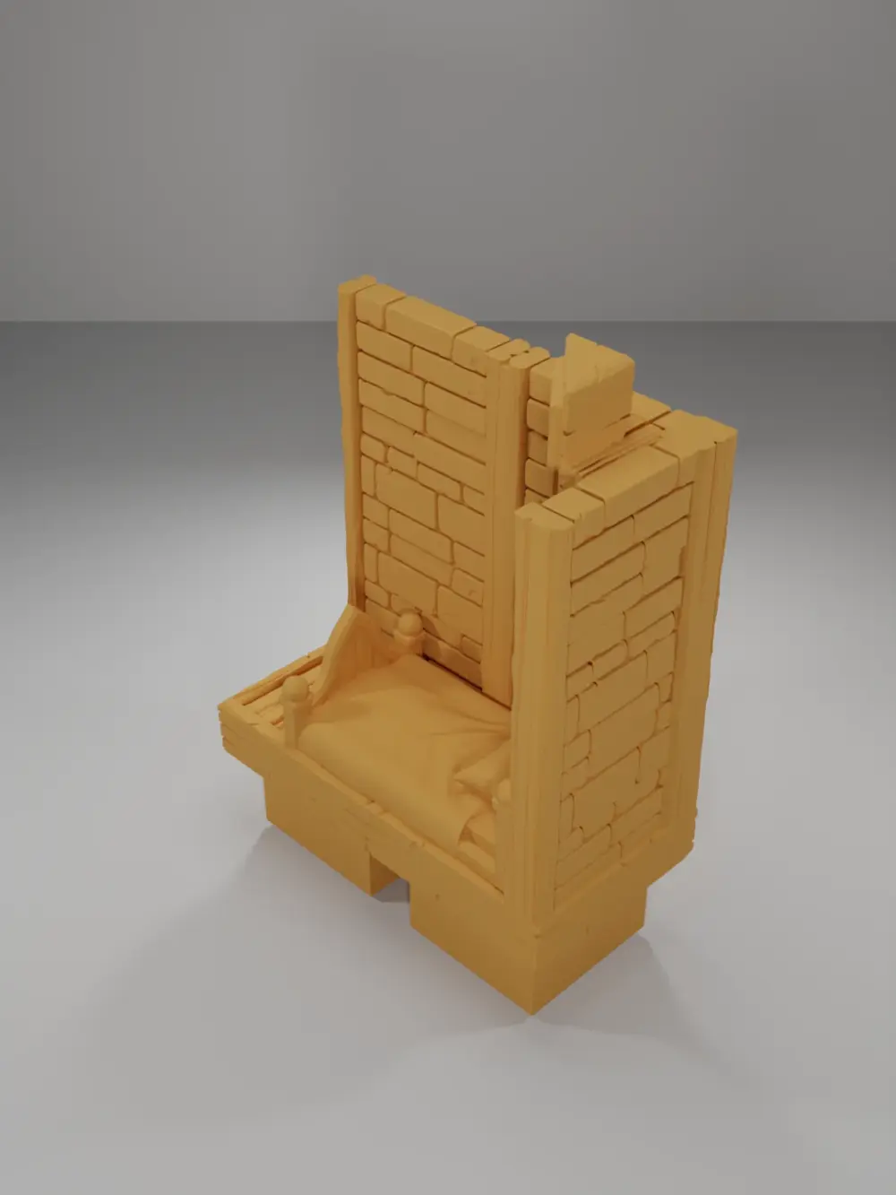 Tall Bed Angle - Medieval Town Part 2 - Dungeon Blocks