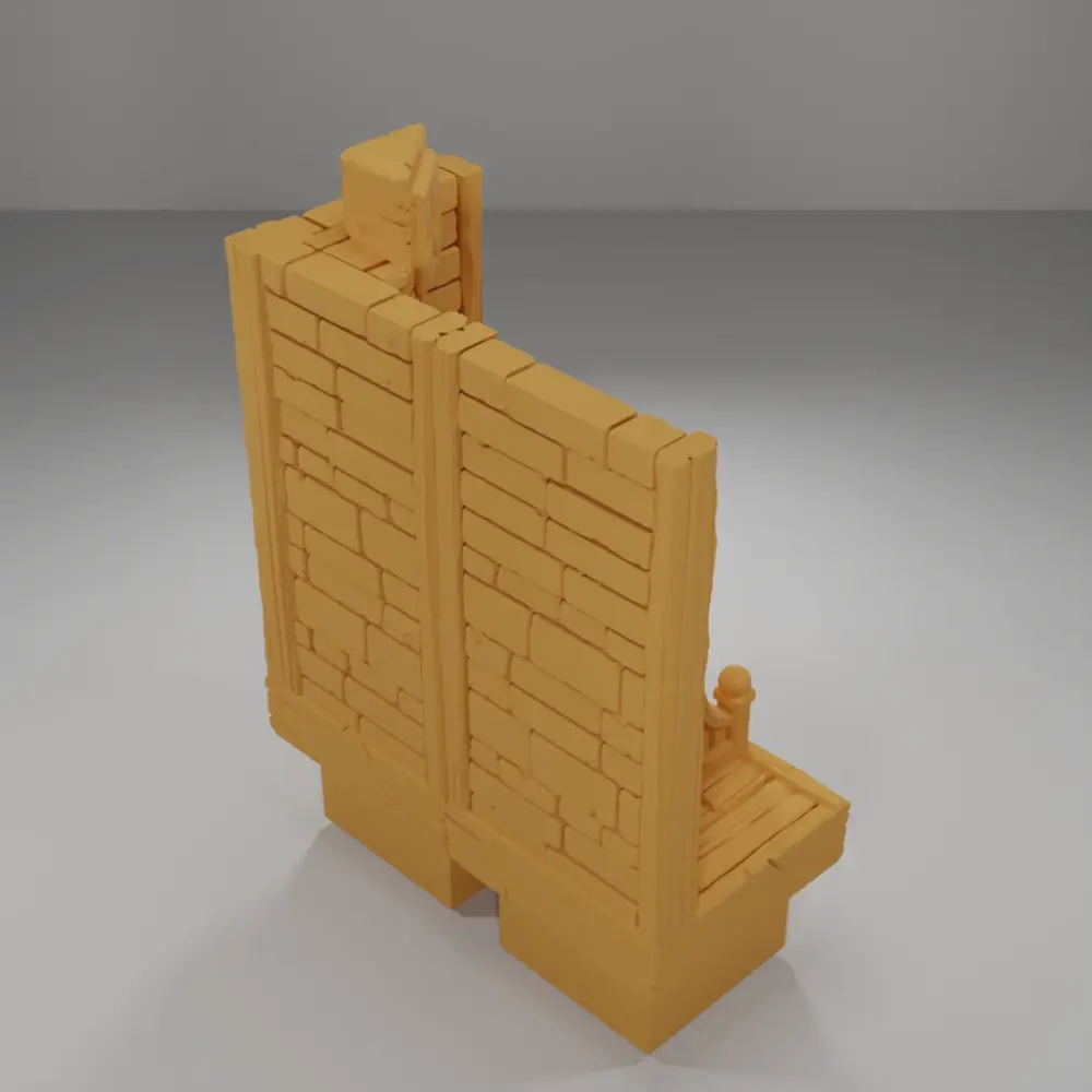 Tall Bed Angle - Medieval Town Part 2 - Dungeon Blocks