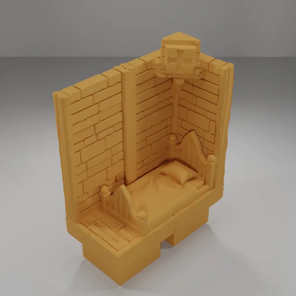 Tall Bed Angle - Medieval Town Part 2 - Dungeon Blocks