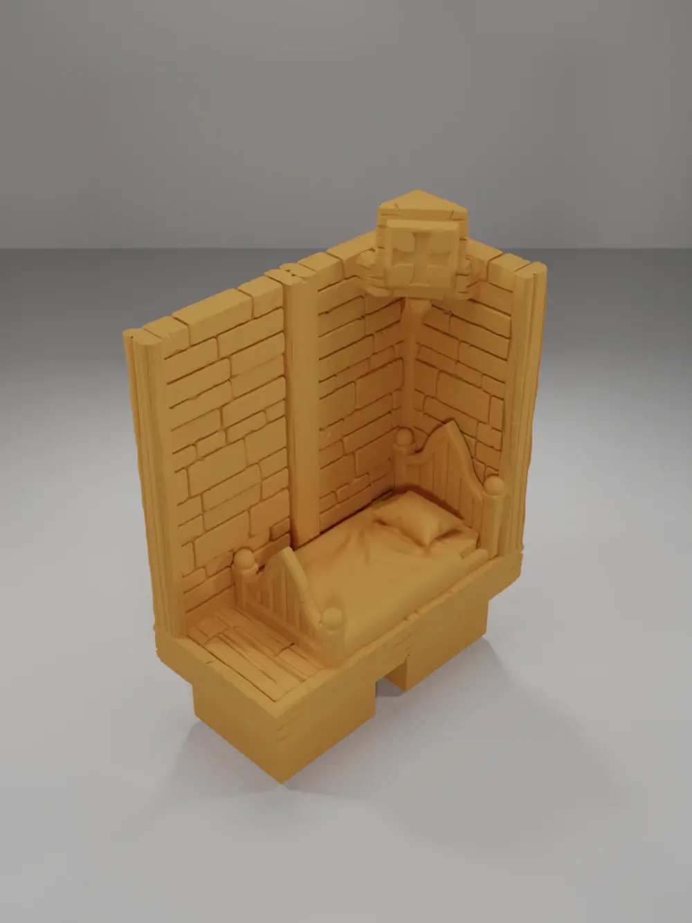 Tall Bed Angle - Medieval Town Part 2 - Dungeon Blocks