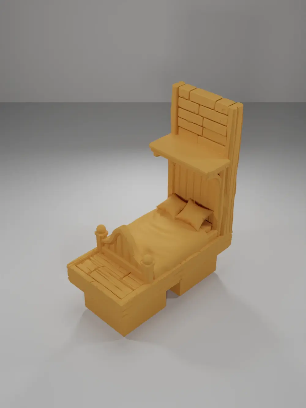 Tall Bed - Medieval Town Part 2 - Dungeon Blocks