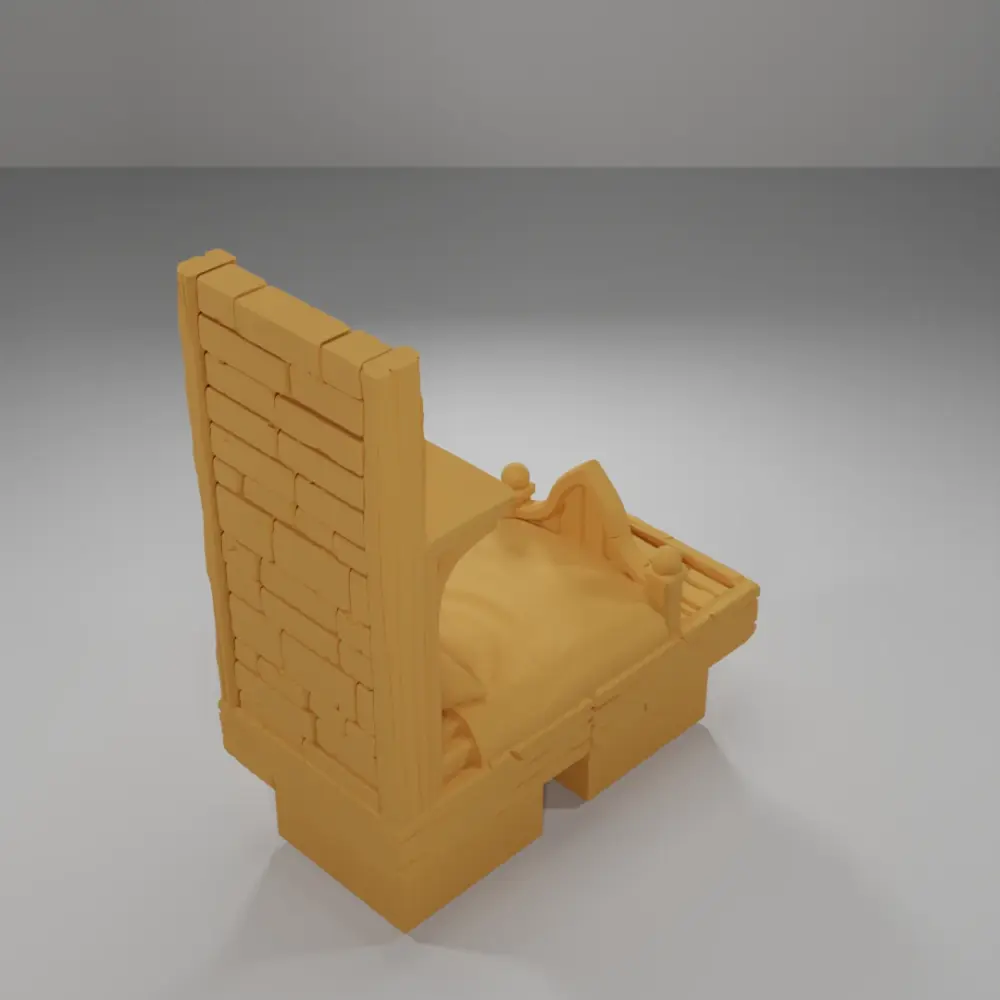 Tall Bed - Medieval Town Part 2 - Dungeon Blocks