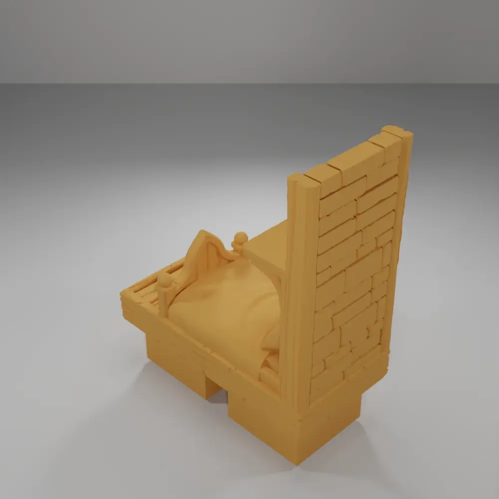 Tall Bed - Medieval Town Part 2 - Dungeon Blocks