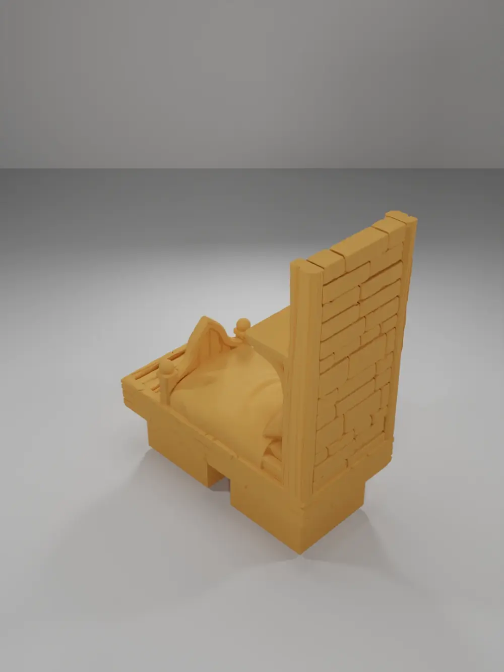 Tall Bed - Medieval Town Part 2 - Dungeon Blocks