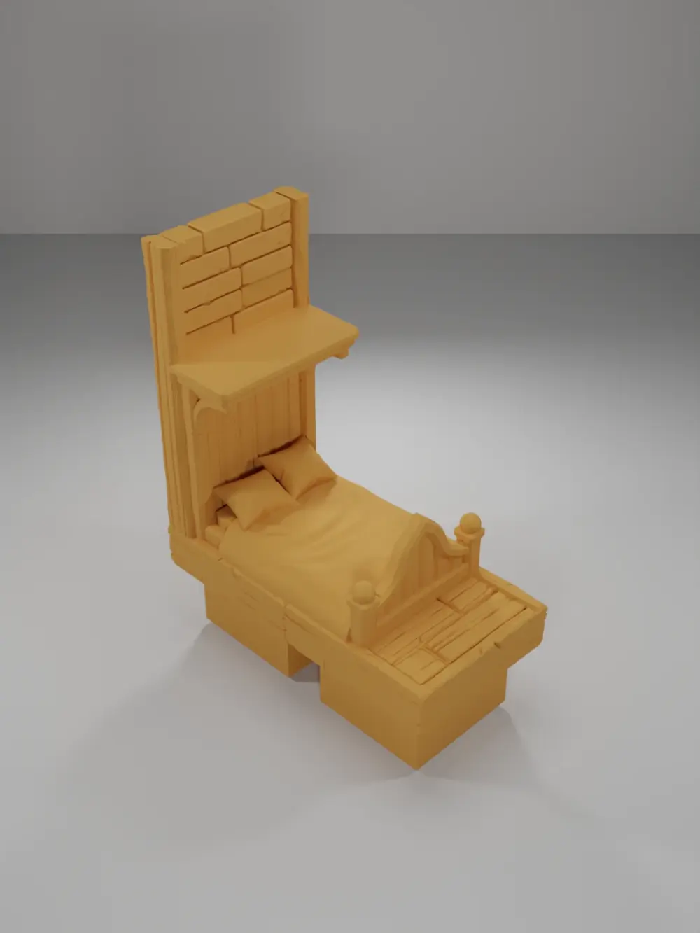 Tall Bed - Medieval Town Part 2 - Dungeon Blocks