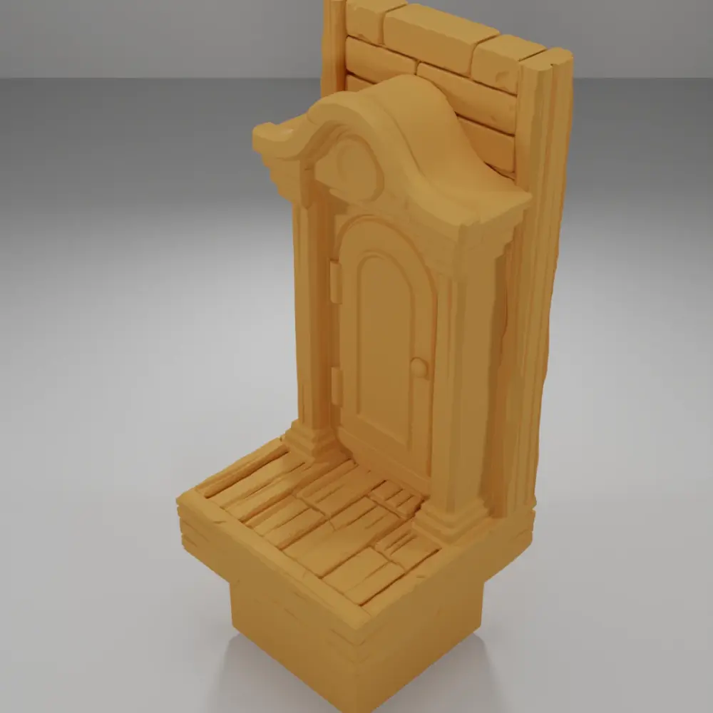 Tall Wardrobe - Medieval Town Part 2 - Dungeon Blocks