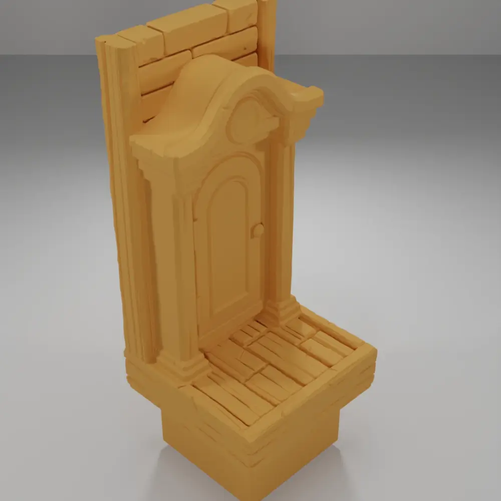Tall Wardrobe - Medieval Town Part 2 - Dungeon Blocks