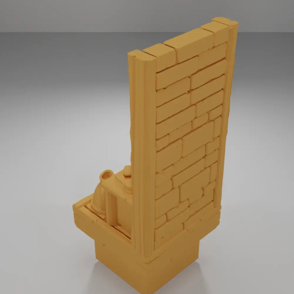 Tall Sink - Medieval Town Part 2 - Dungeon Blocks