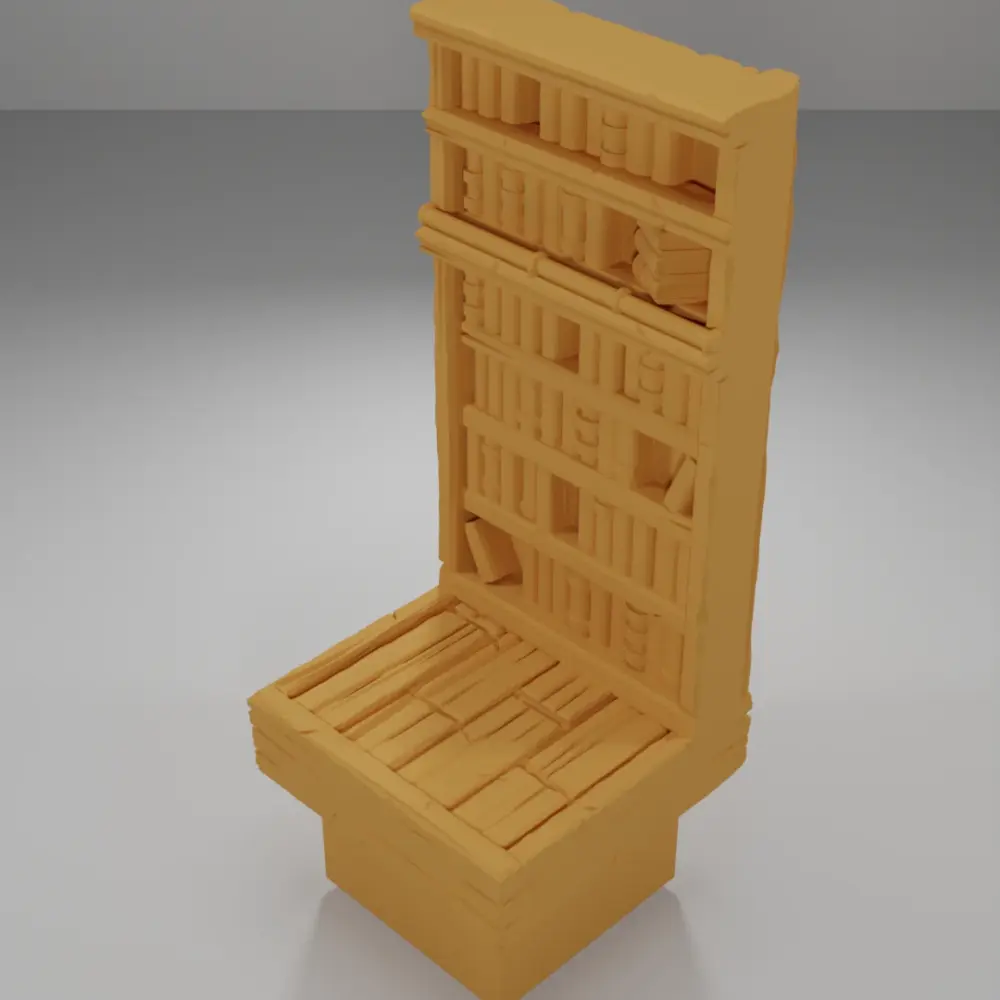 Tall Library 1 - Medieval Town Part 2 - Dungeon Blocks