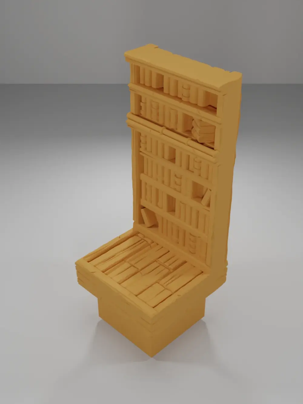 Tall Library 1 - Medieval Town Part 2 - Dungeon Blocks