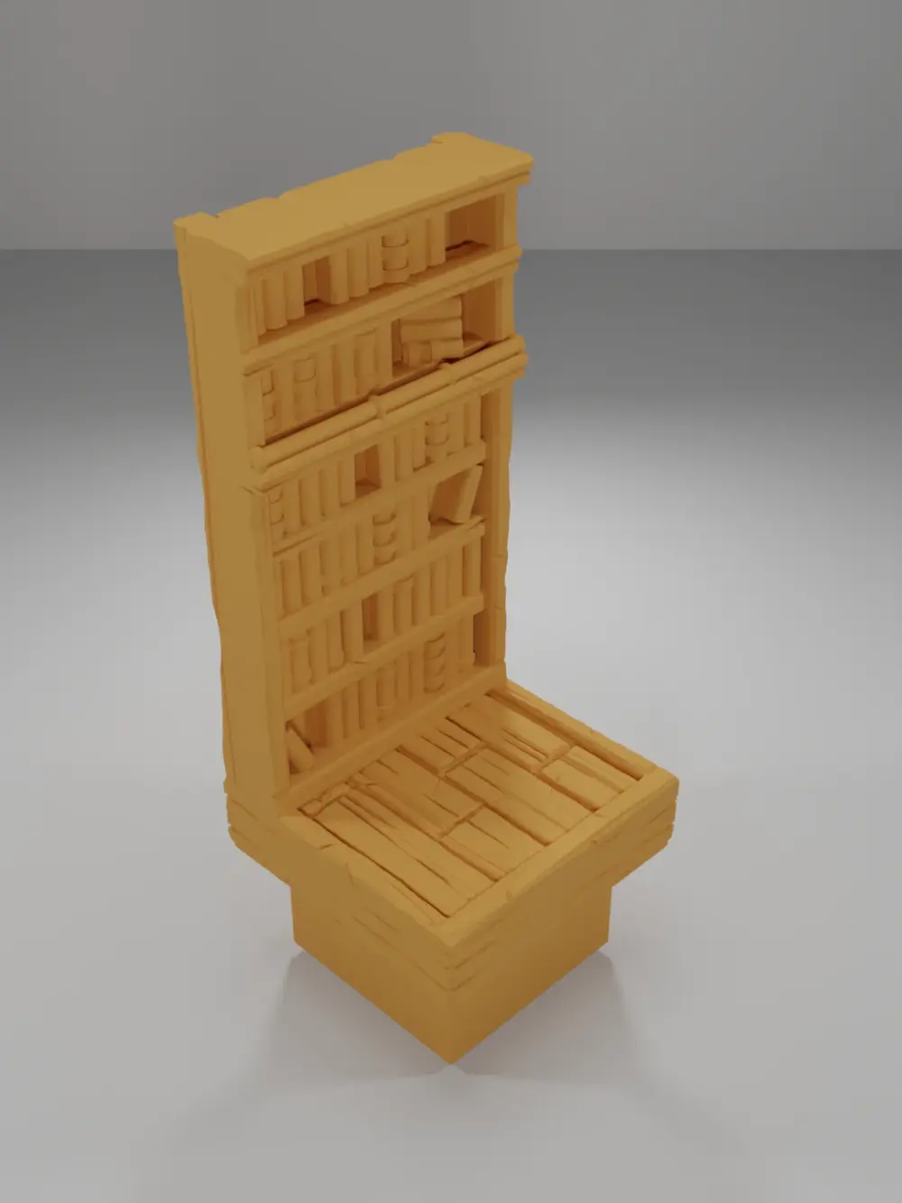Tall Library 1 - Medieval Town Part 2 - Dungeon Blocks
