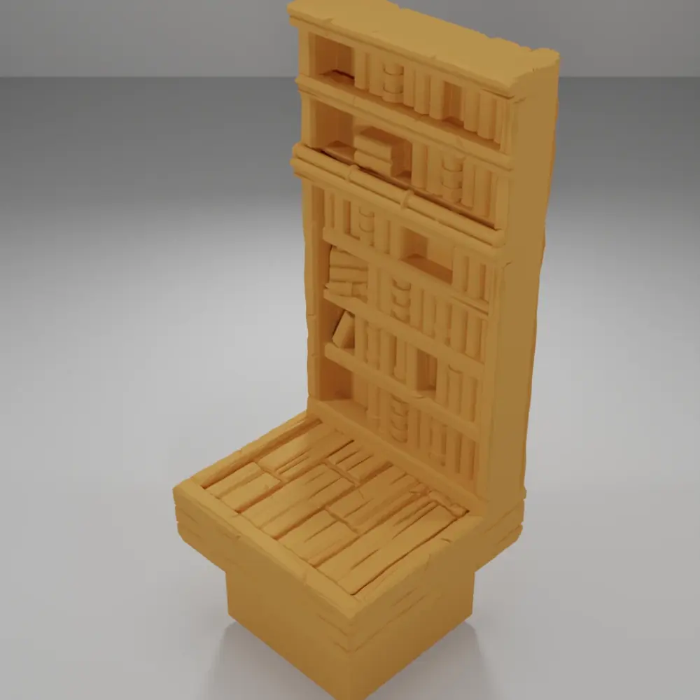 Tall Library 2 - Medieval Town Part 2 - Dungeon Blocks