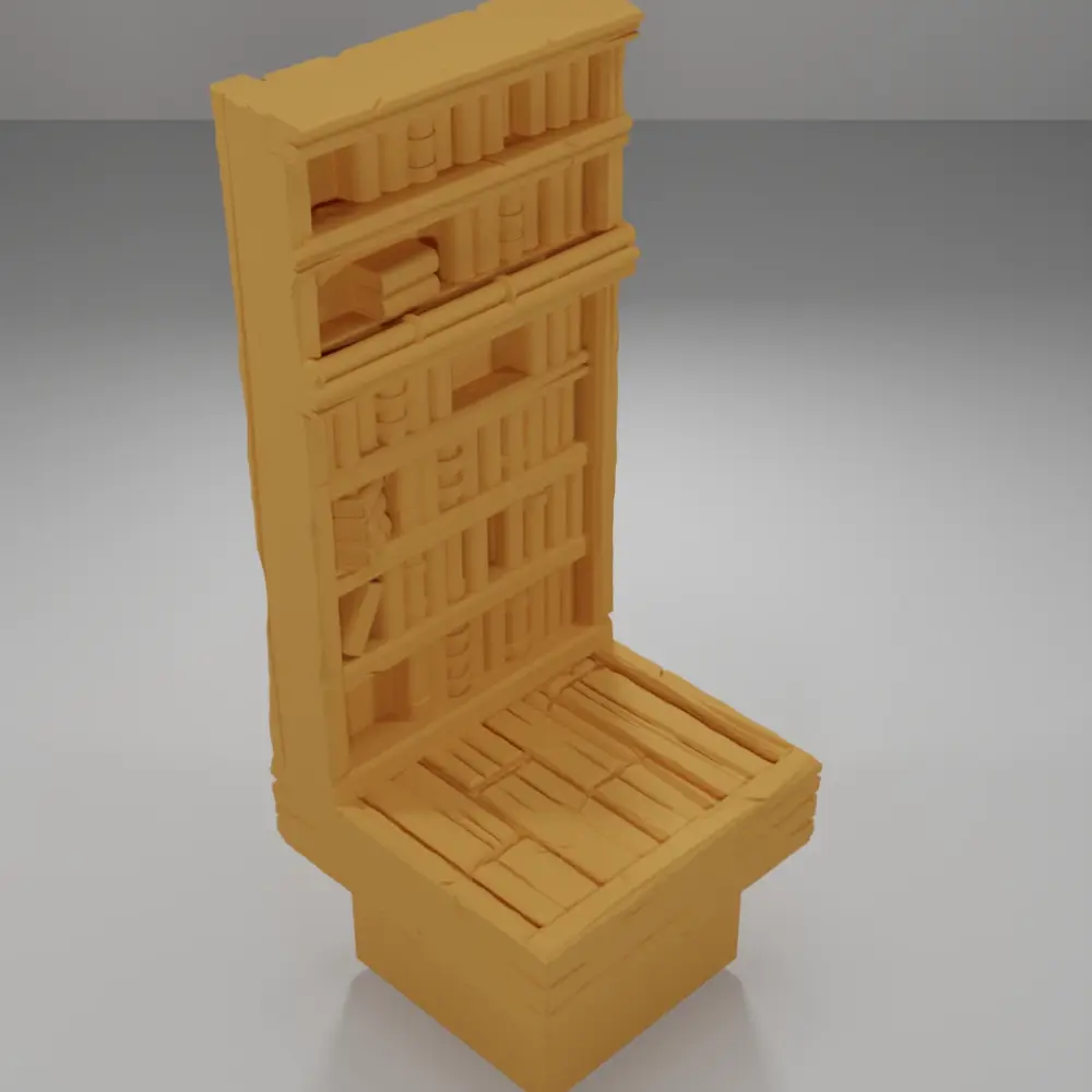 Tall Library 2 - Medieval Town Part 2 - Dungeon Blocks