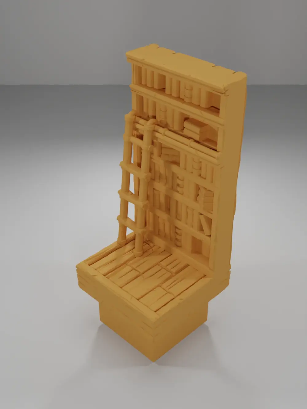 Tall Library Ladder - Medieval Town Part 2 - Dungeon Blocks