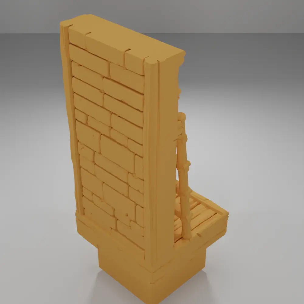 Tall Library Ladder - Medieval Town Part 2 - Dungeon Blocks