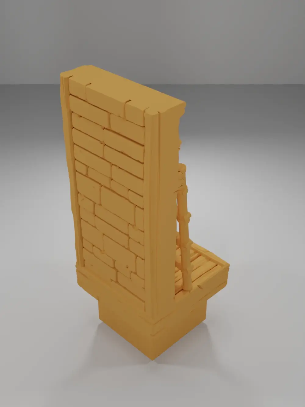 Tall Library Ladder - Medieval Town Part 2 - Dungeon Blocks