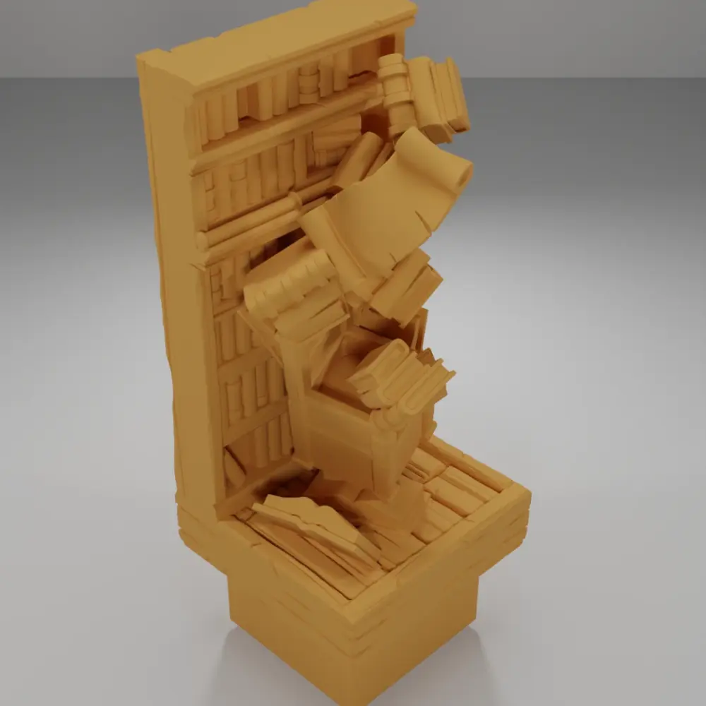 Tall Flying Books - Medieval Town Part 2 - Dungeon Blocks