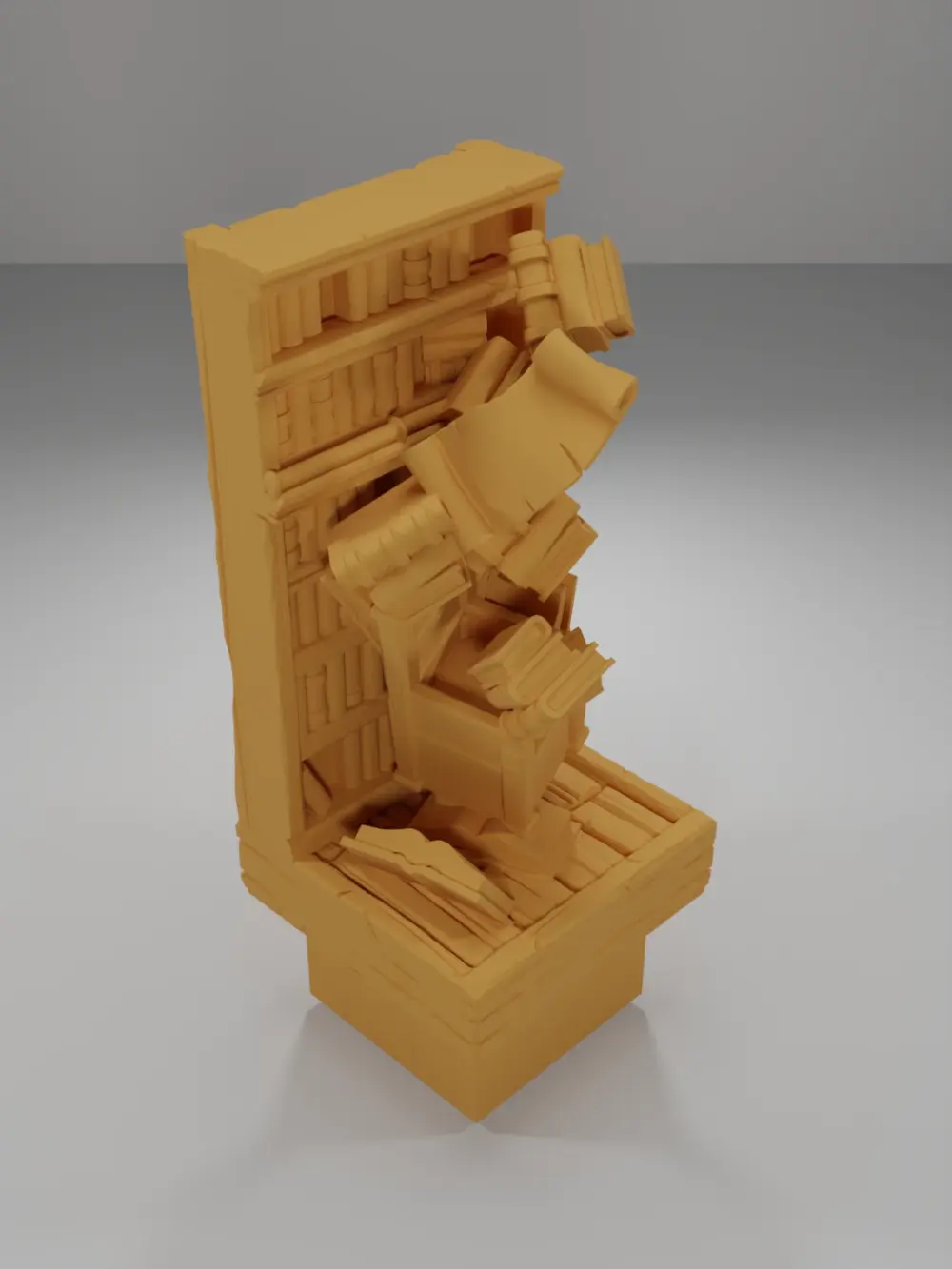 Tall Flying Books - Medieval Town Part 2 - Dungeon Blocks