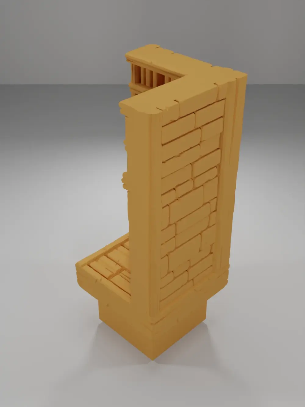 Tall Library Angle - Medieval Town Part 2 - Dungeon Blocks
