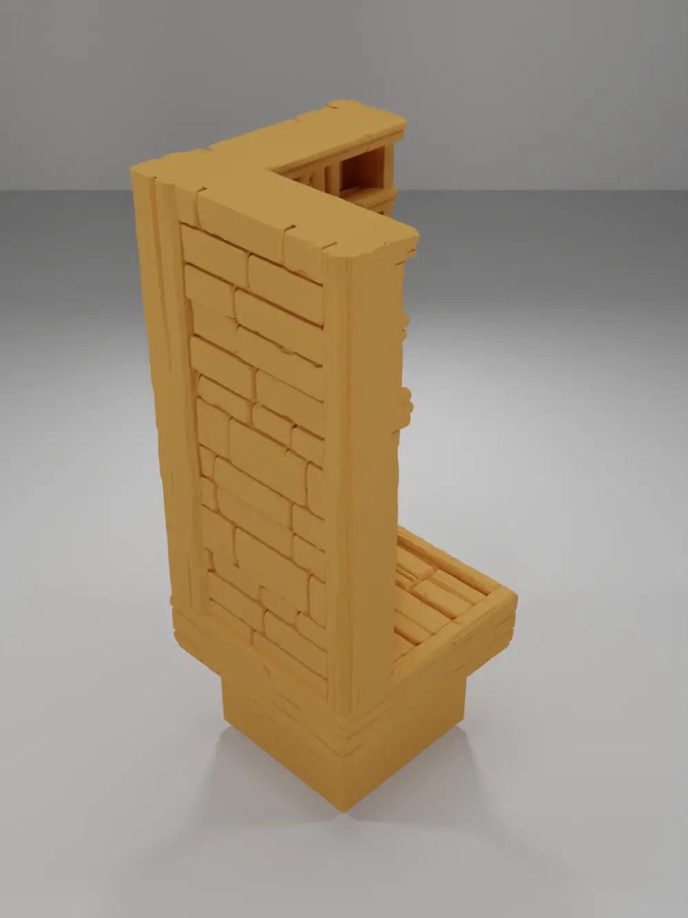 Tall Library Angle - Medieval Town Part 2 - Dungeon Blocks
